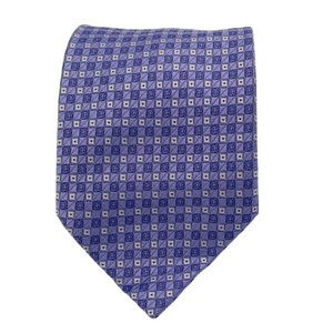 Pronto Uomo patterned silk tie professional purple tie- 3.5”